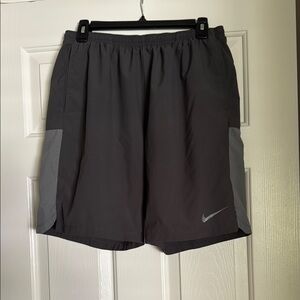 Nike Gray Athletic Shorts Lightweight Performance